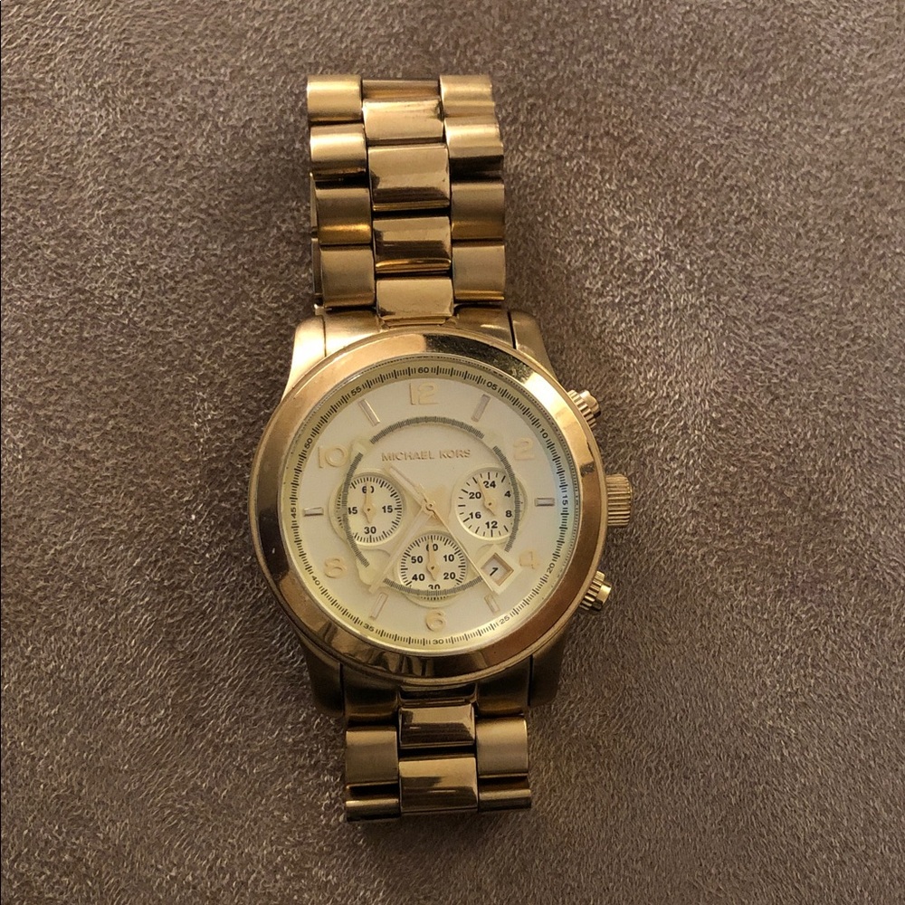 Michael Kors Gold Chronograph Watch